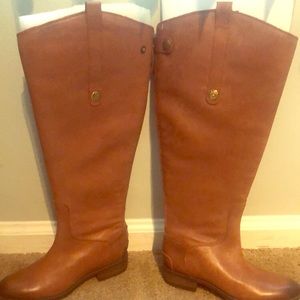 Sam Edelman  Women Riding Leather Boots Size 5 NEW